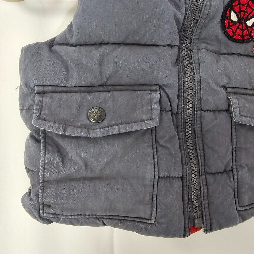 Marvel Puffer Vest Youth 12-18 Months Baby Gap Insulated Zip Up Winter - Picture 8 of 10
